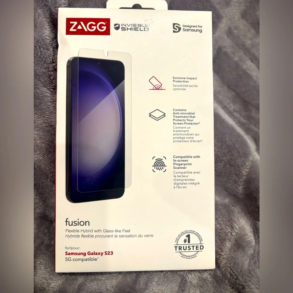 ZAGG InvisibleShield Fusion Screen Protector for‎ Samsung Galaxy S23